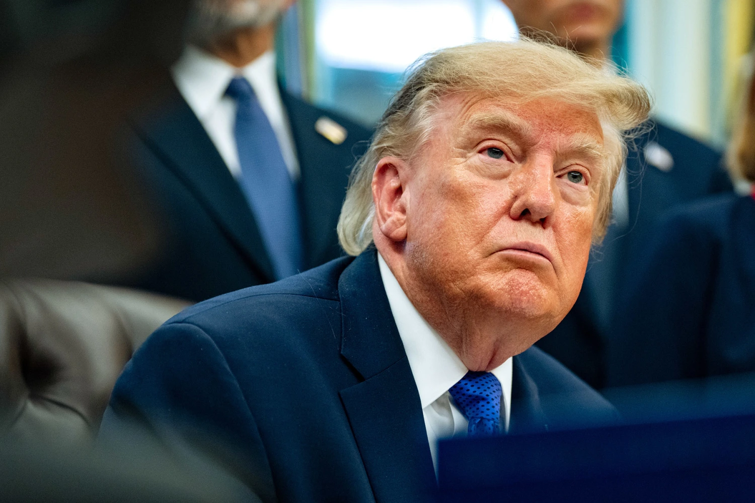 President Donald Trump in the Oval Office on Monday, Sept. 28, 2026.