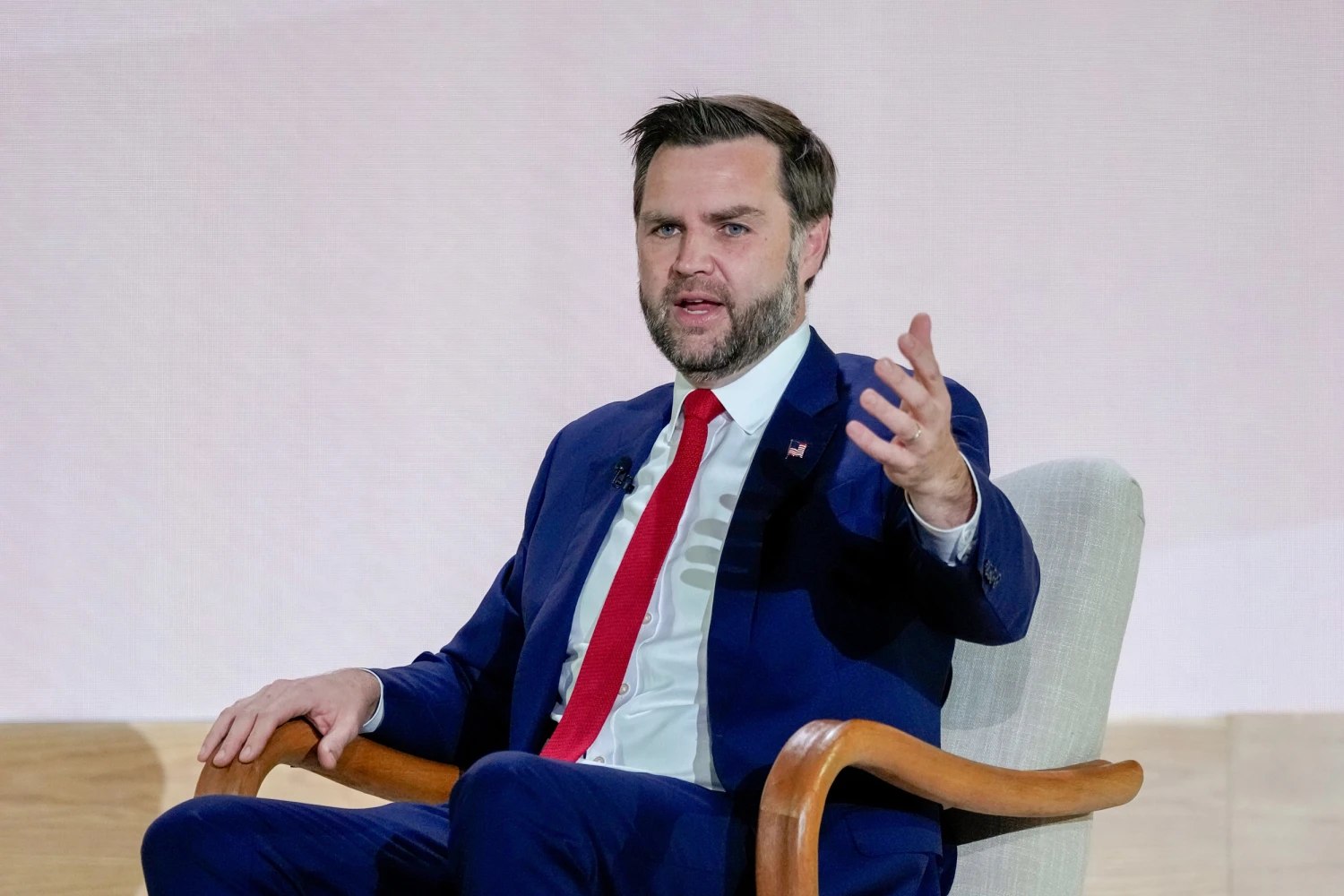 U.S. Vice President JD Vance during the launch of America.gov in Washington, DC, US, on Tuesday, Sept. 29, 2026.
