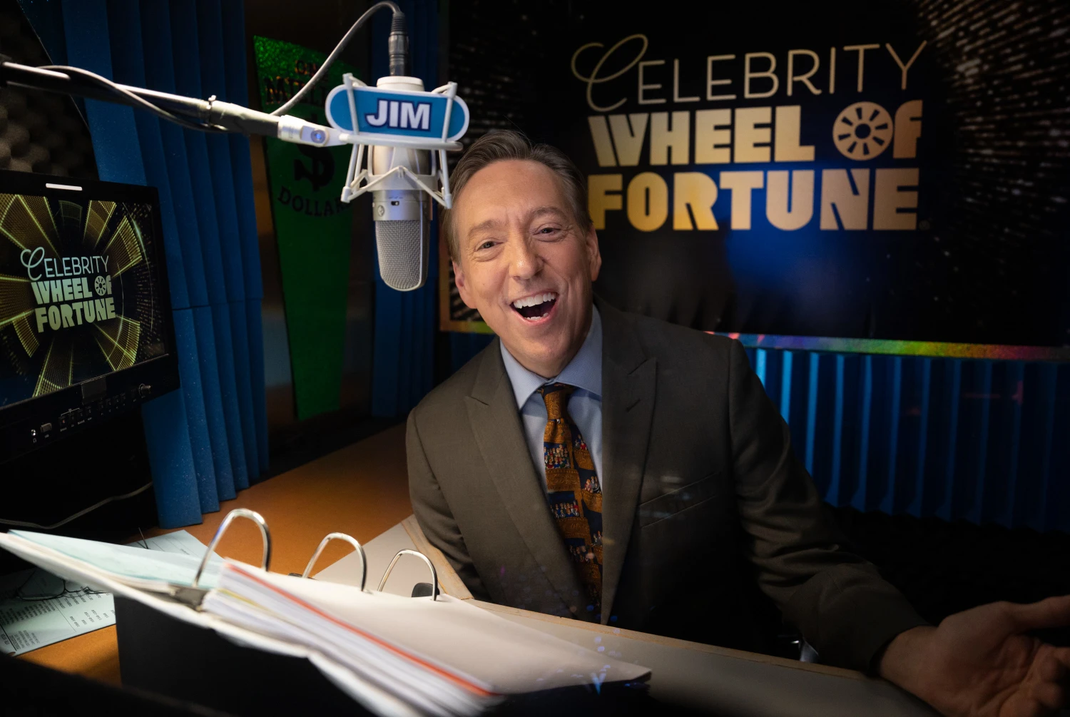 Jim Thornton is the announcer for "Wheel of Fortune."
