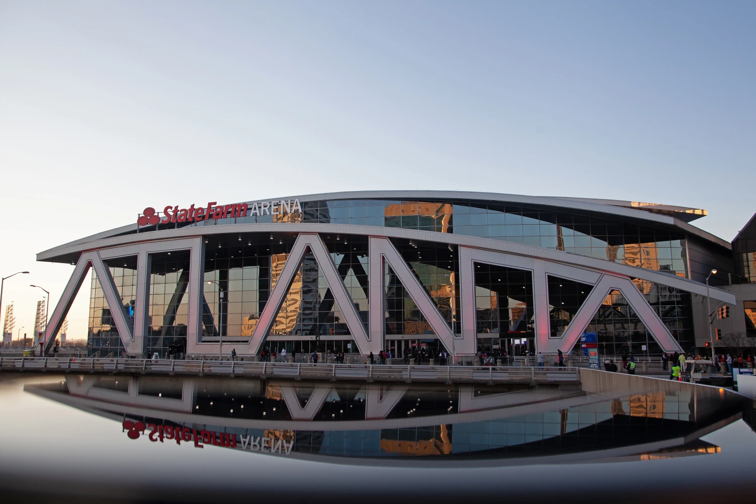 The State Farm Arena in Atlanta, Georgia, on March 7, 2021.