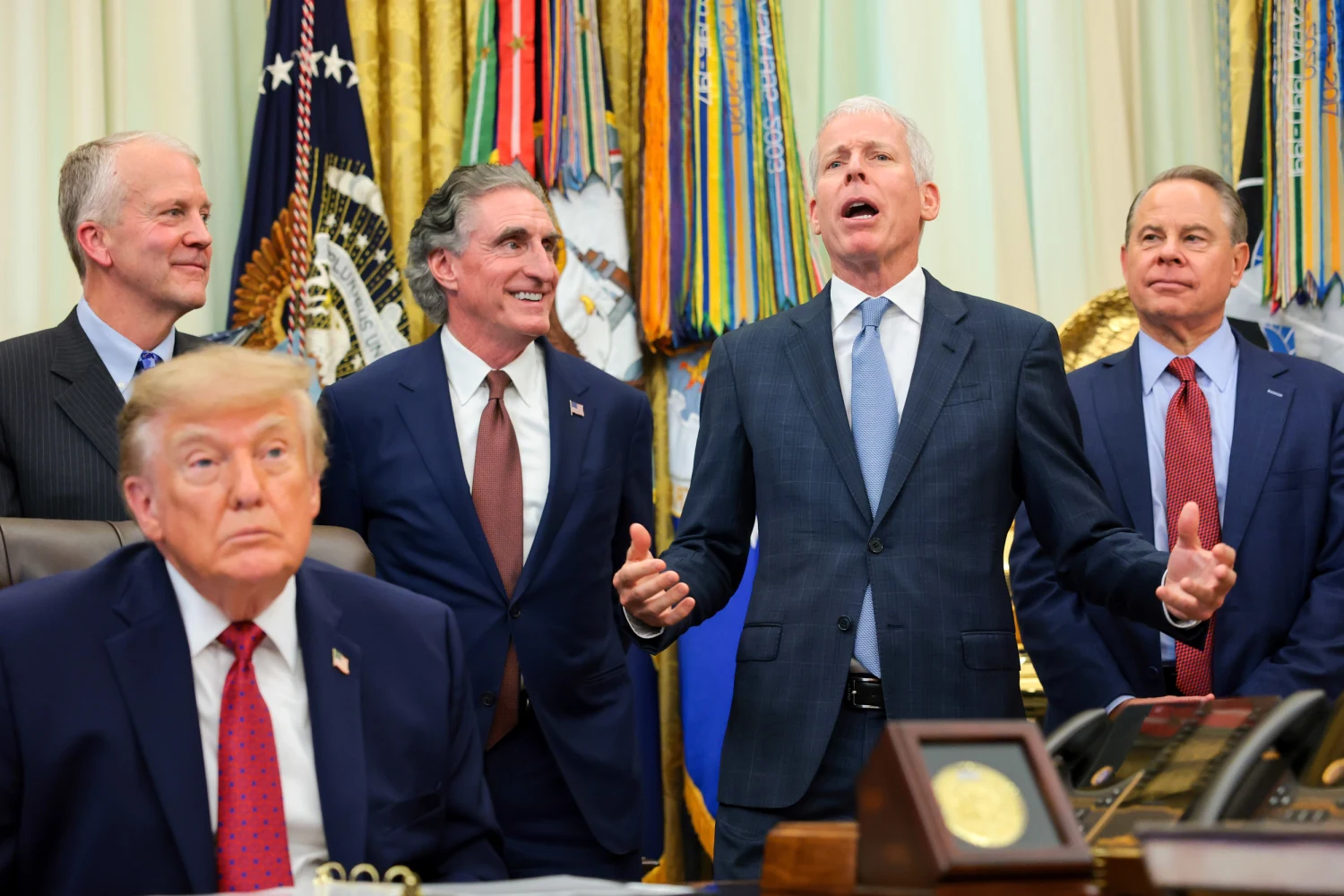 Energy Secretary Chris Wright speaks in the Oval Office on Sept. 30, 2026.