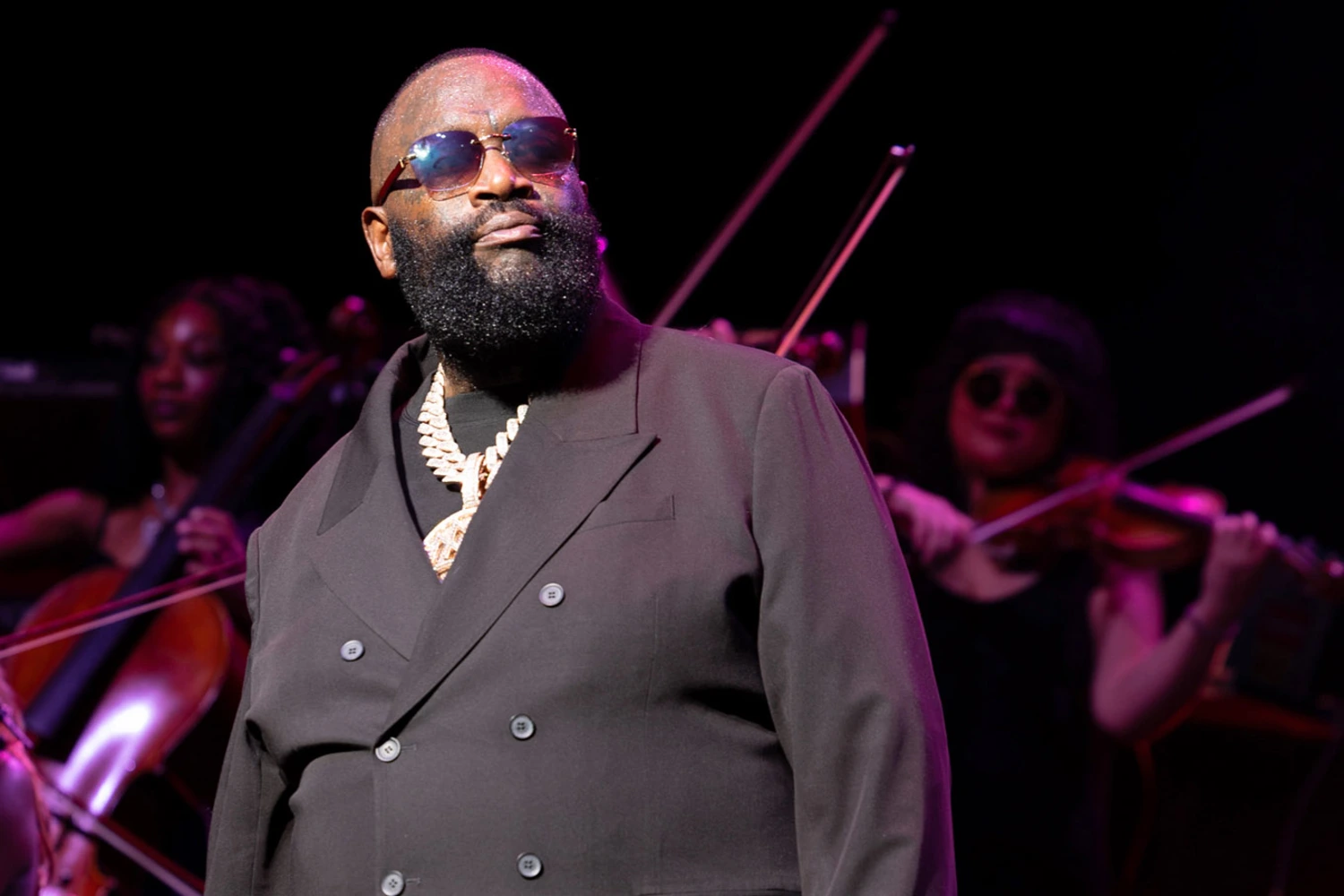 Rick Ross performs on Aug. 22, 2026 in Dallas.