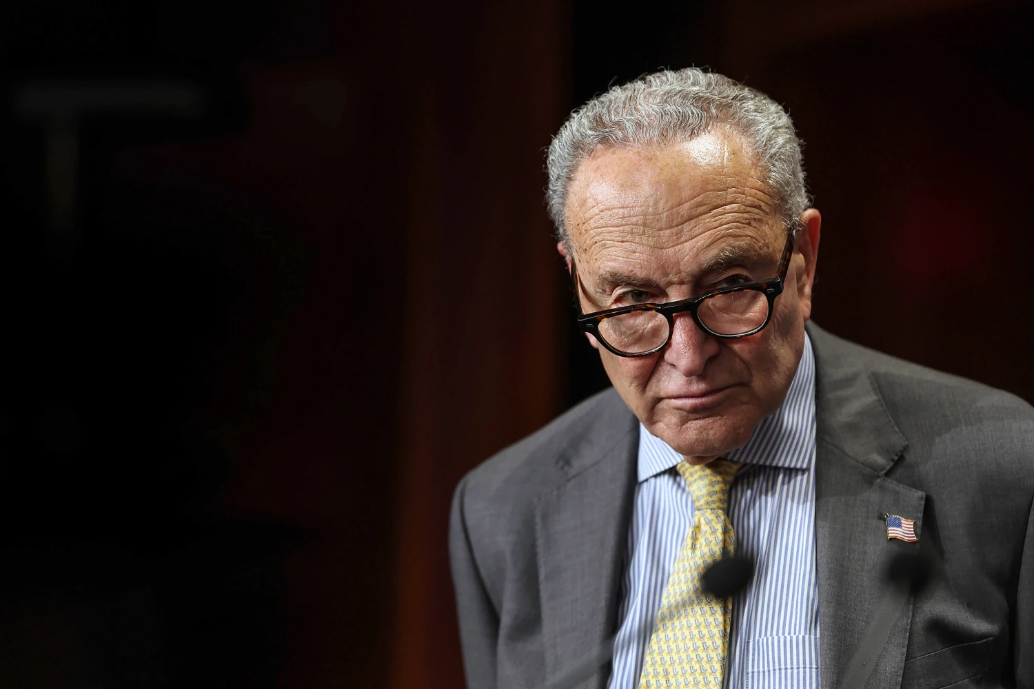 Senate Minority Leader Chuck Schumer, D-N.Y., at the U.S. Capitol on Sept. 23, 2026.