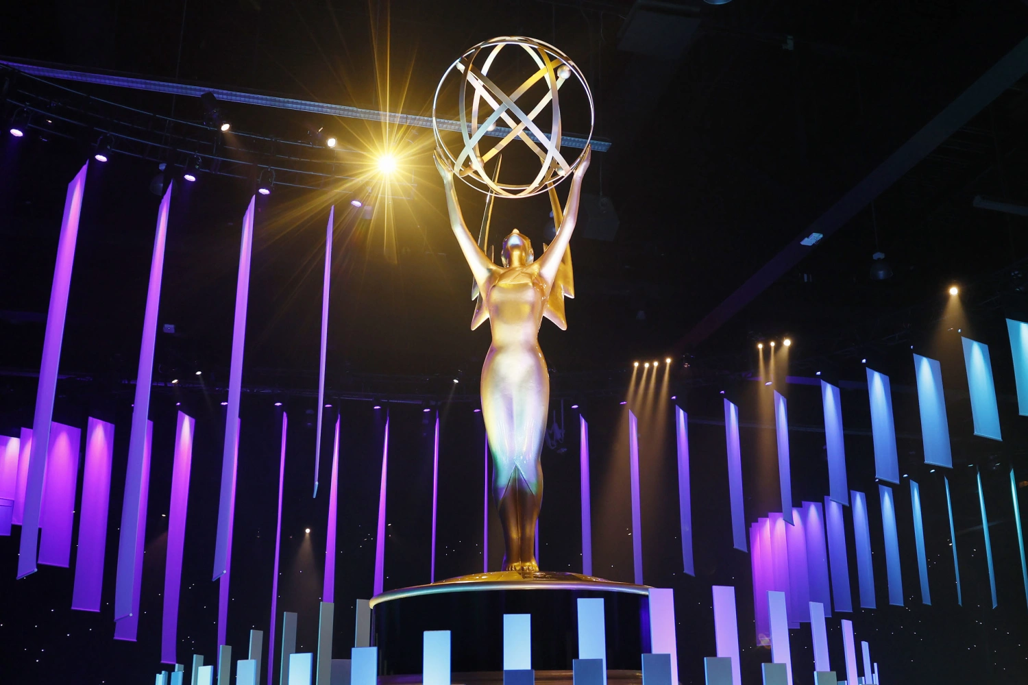 An Emmy Awards party.