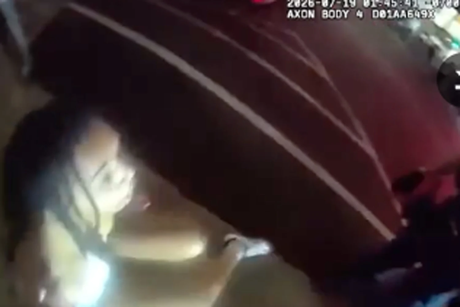 Screengrab of video shows a violent encounter between police and an Arizona college student.