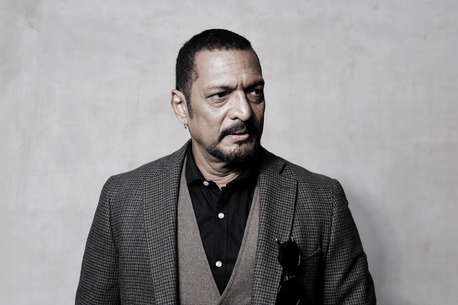 Nana Patekar poses during a portrait session on day three of the 11th Annual Dubai International Film Festival held at the Madinat Jumeriah Complex on December 12, 2014 in Dubai, United Arab Emirates.