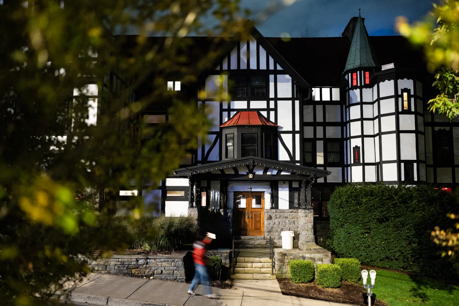 The Chi Phi fraternity house on the campus of Cornell University in Ithaca, N.Y., on Oct. 2, 2026.