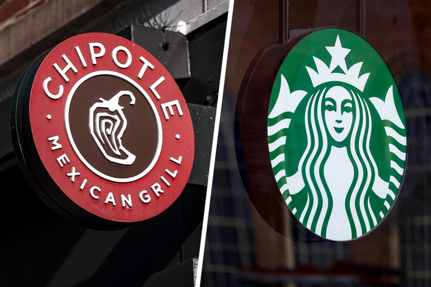 Chipotle; Starbucks.