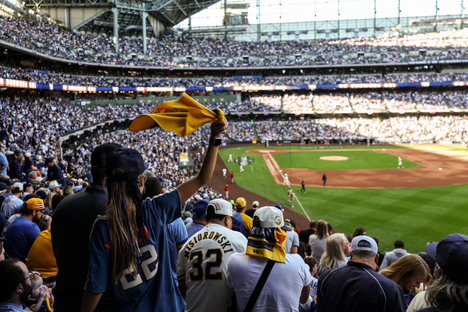 Game Two of the National League Division Series between the San Diego Padres and the Milwaukee Brewers on Oct. 4, 2026 in Milwaukee.