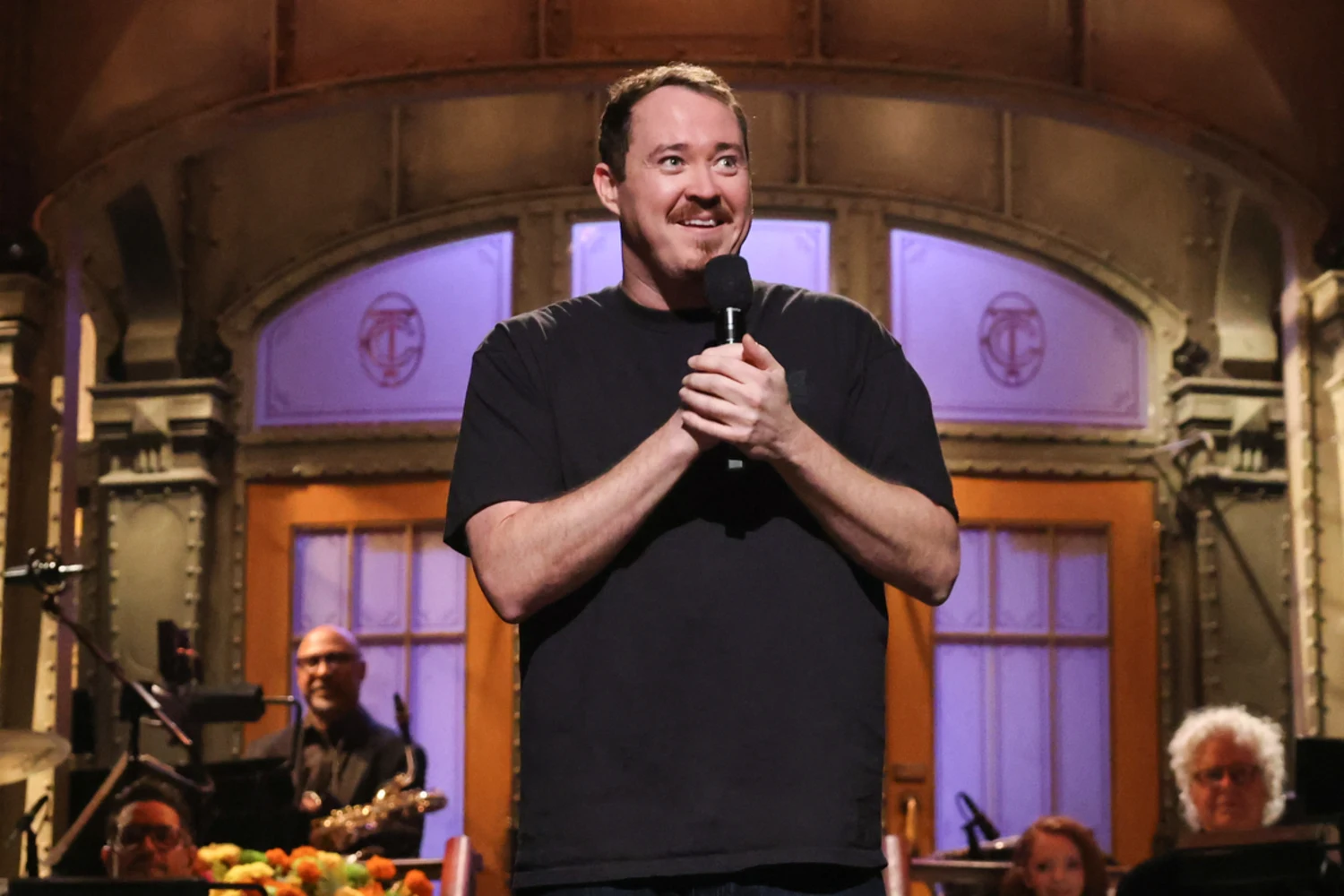 Shane Gillis during his monologue on "Saturday Night Live" on Oct. 10, 2026.