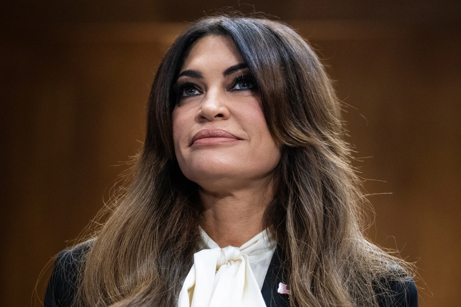 Kimberly Guilfoyle, nominee to be U.S. ambassador to Greece, arrives for her Senate Foreign Relations Committee confirmation hearing in Dirksen building on Wednesday, July 9, 2025.