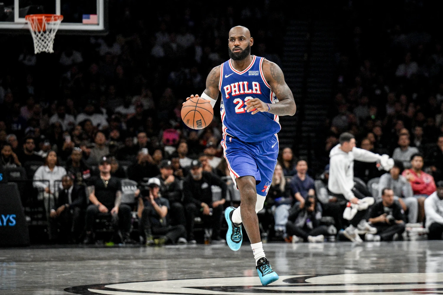Philadelphia 76ers forward Lebron James in New York City on Oct. 8, 2026.