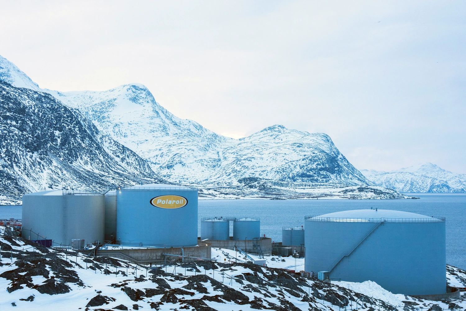 Nuuk, Greenland 20260124. Polaroil oil storage tanks in Nuuk in Greenland
Photo: Rodrigo Freitas / NTB  
24 January 2026