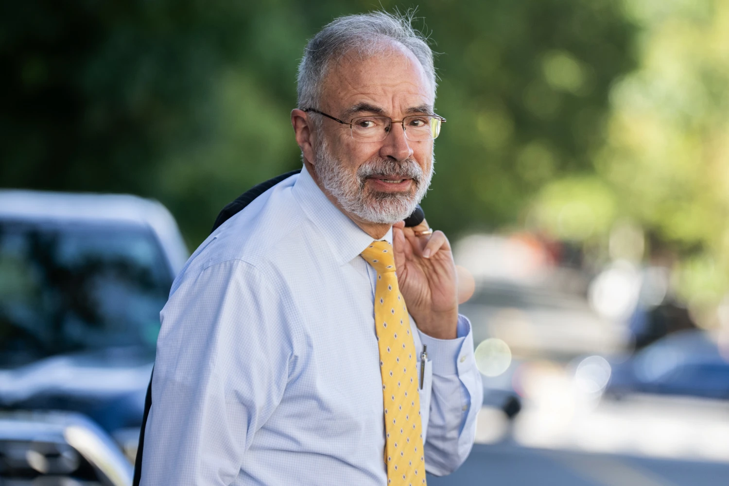 Rep. Andy Harris, R-Md., leaves a meeting in Washington on September 9, 2025.