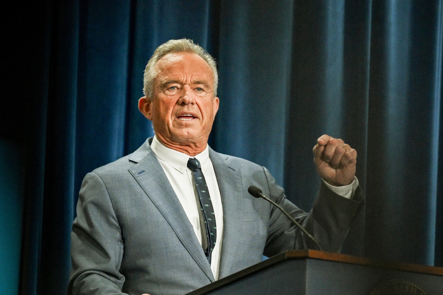 Health and Human Services Secretary Robert Kennedy Jr. at HHS headquarters on Oct. 5, 2026.