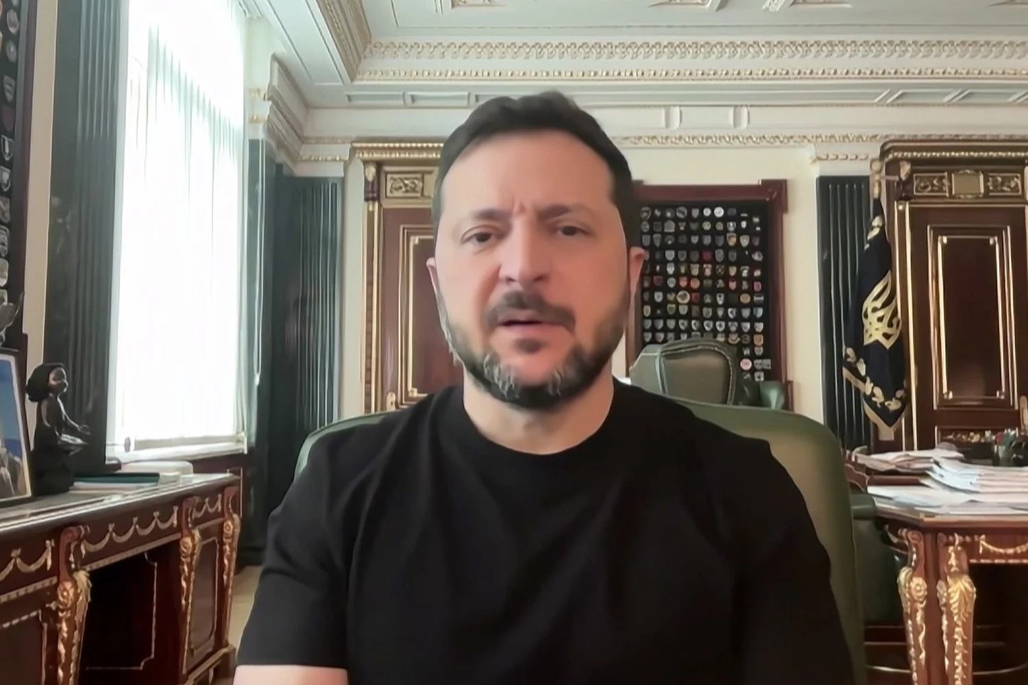 Ukrainian President Volodymyr Zelenskyy on NBC News' "Meet the Press".