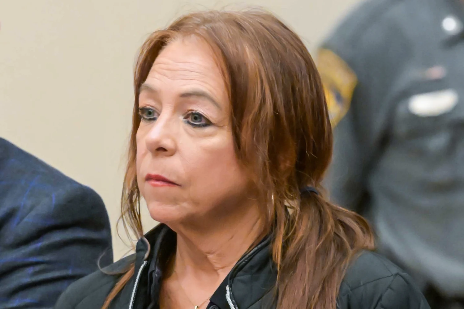 Kimberly Sullivan appeared at Waterbury Superior Court in Waterbury, Conn., during a hearing on Oct. 31, 2025.