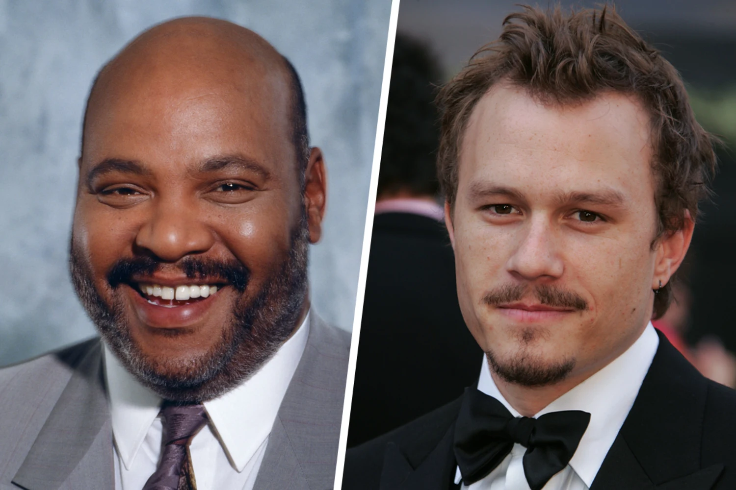 James Avery and Heath Ledger.
