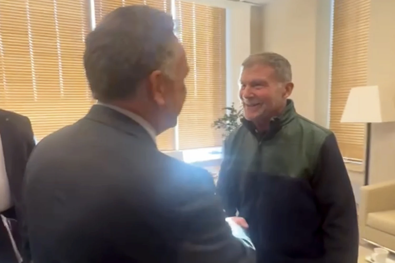 Steve Witkoff meets with freed American Stephen Hubbard.