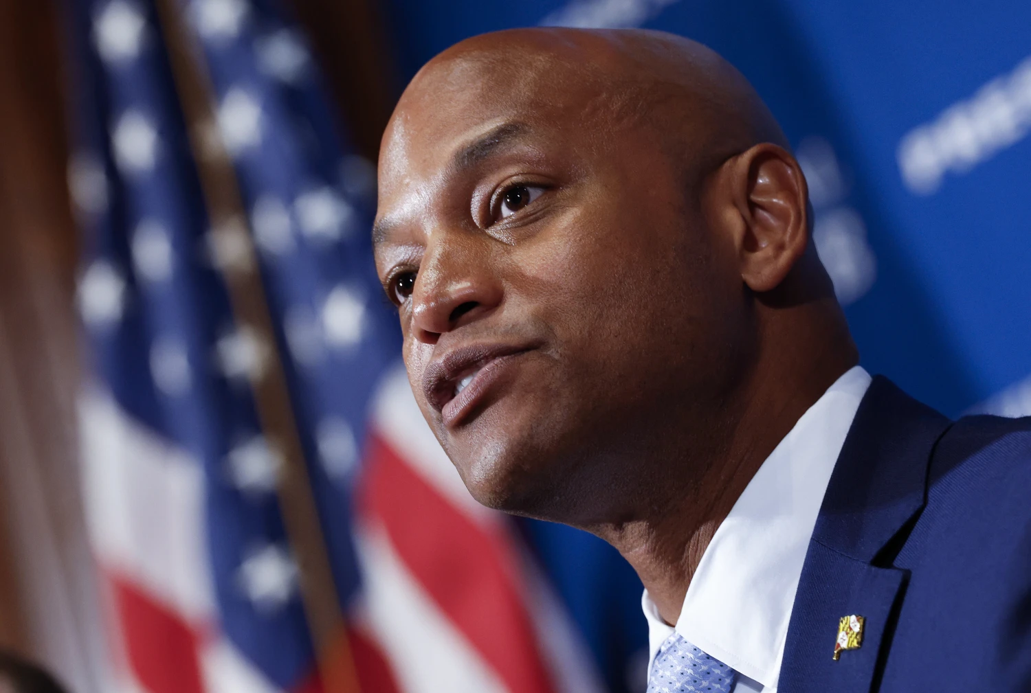 Maryland Gov. Wes Moore participates in a discussion on bipartisanship at the National Press Club on September 04, 2025 in Washington, D.C.