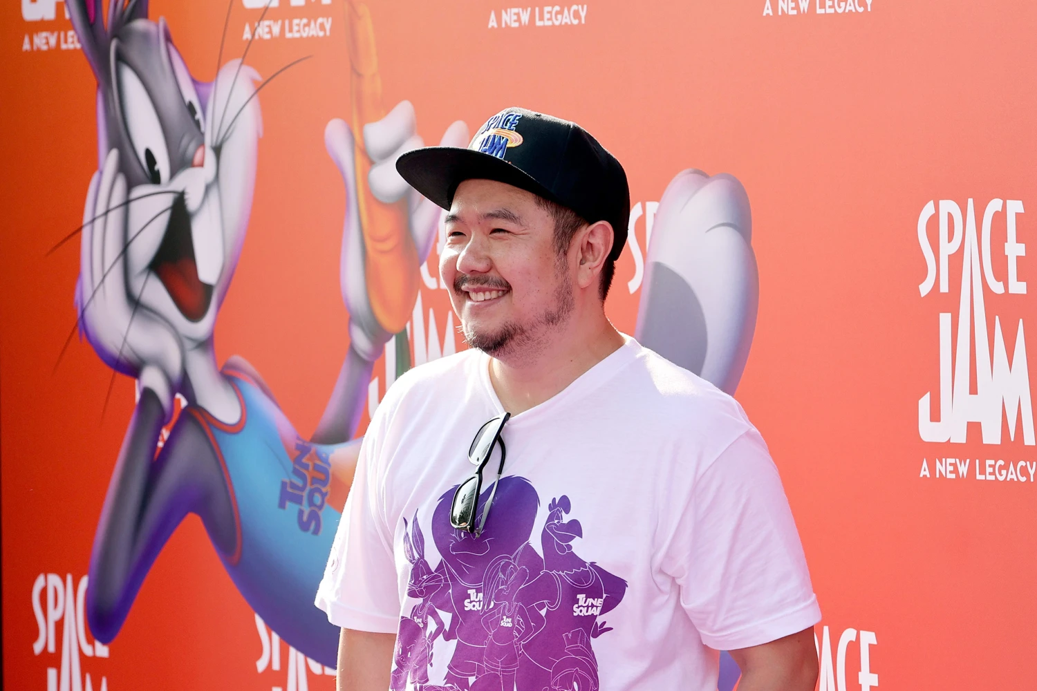Eric Bauza at the "Space Jam: A New Legacy" premiere in Los Angeles in 2021.