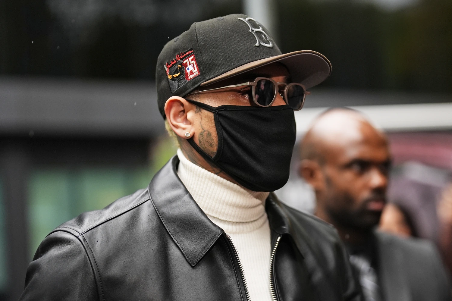 Chris Brown arriving at Southwark Crown Court in London on Monday.