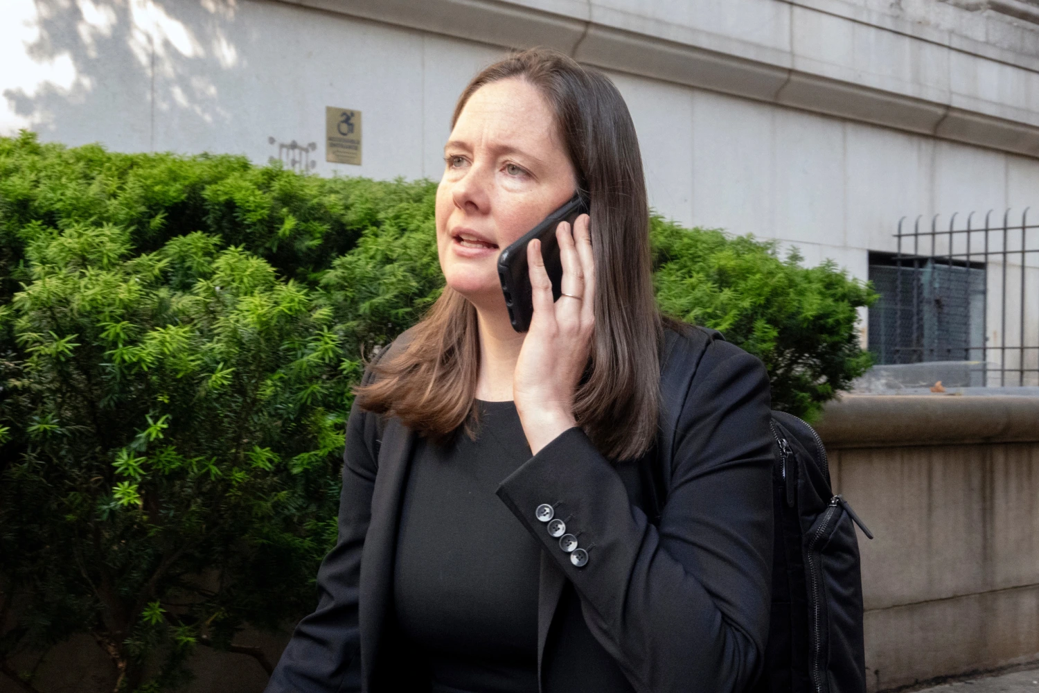 Then-Assistant U.S. Attorney Maurene Comey outside court during the Sean "Diddy" Combs' sex trafficking trial in 2025.