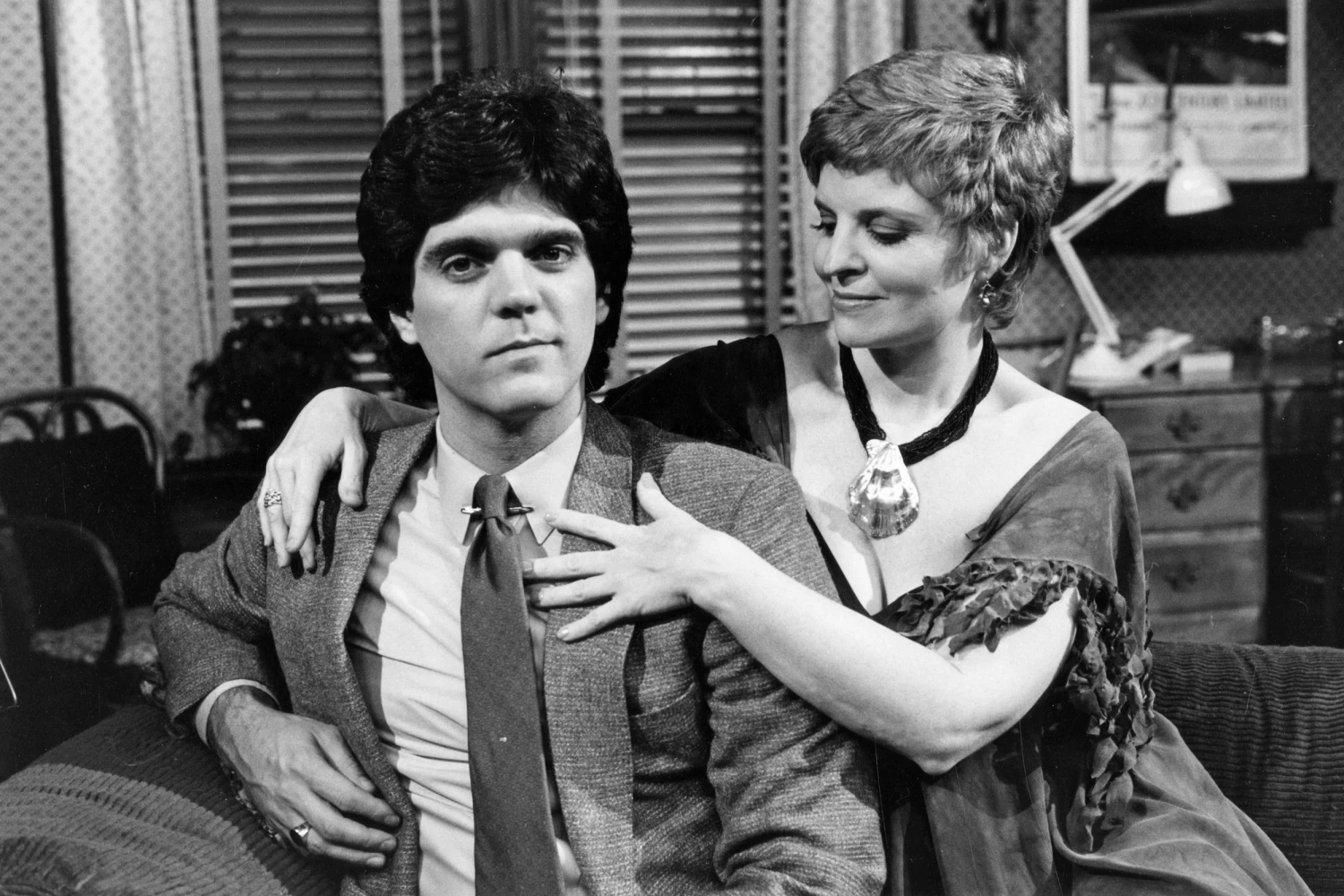 Alan Dysert and Gillian Spencer in "All My Children" in 1981.
