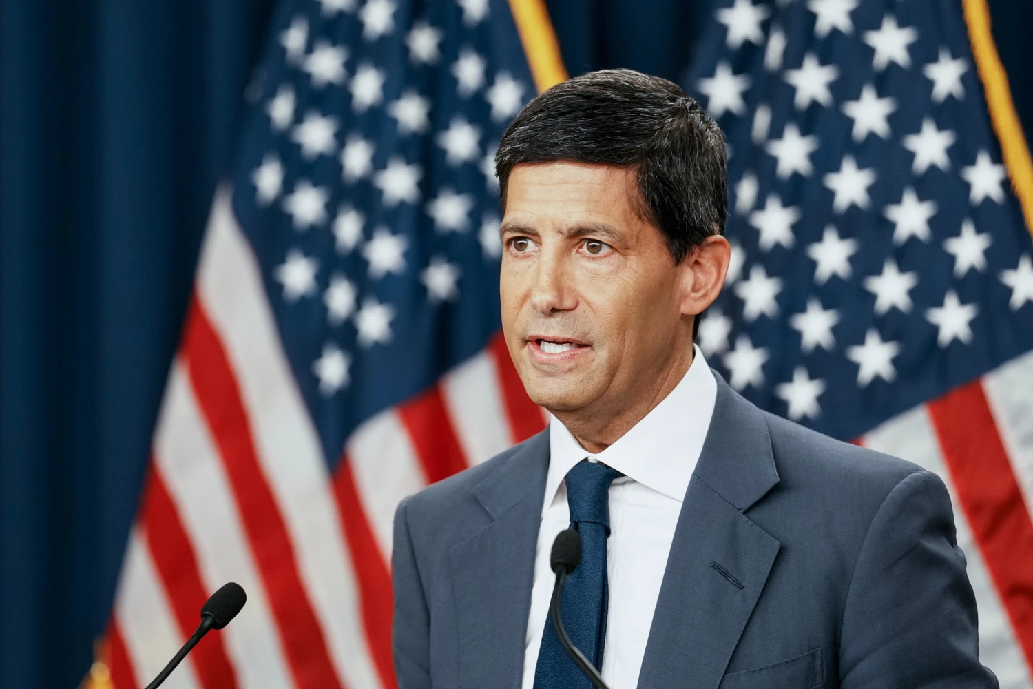 Federal Reserve Chairman Kevin Warsh after a Federal Open Market Committee meeting Wednesday.