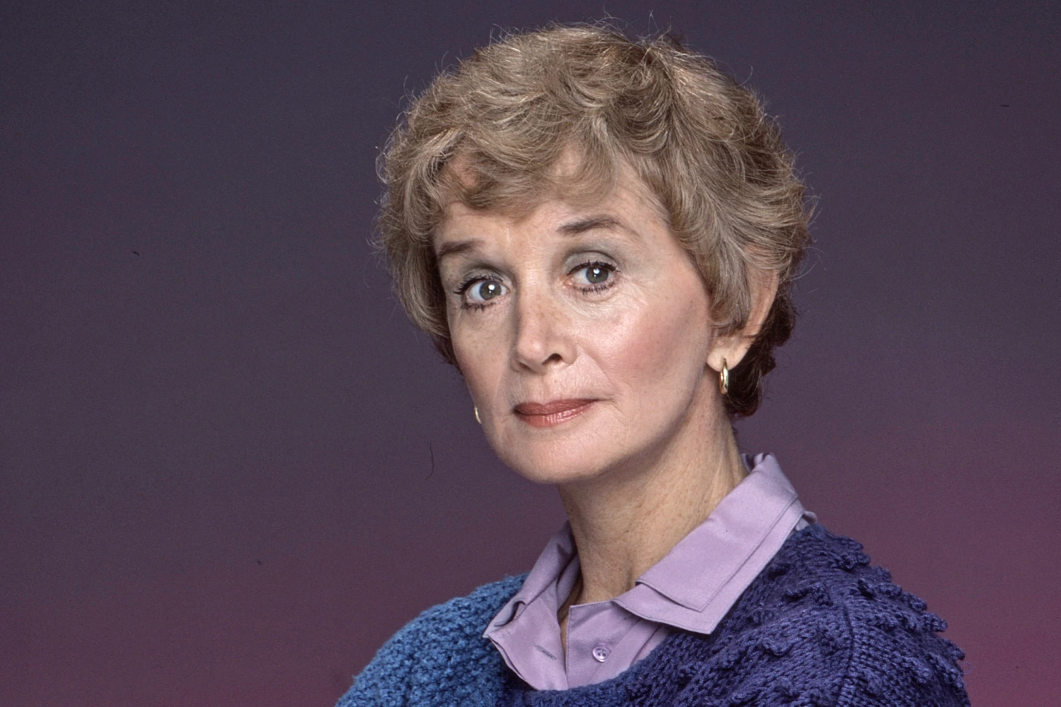 Barbara Barrie in a 1983 promotional photo for the ABC series "Reggie."