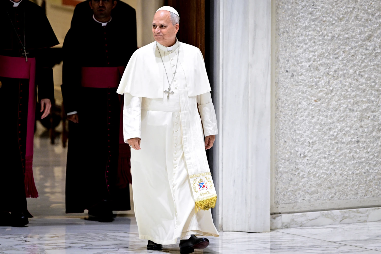 Pope Leo XIV in the Vatican on Oct. 31, 2026.