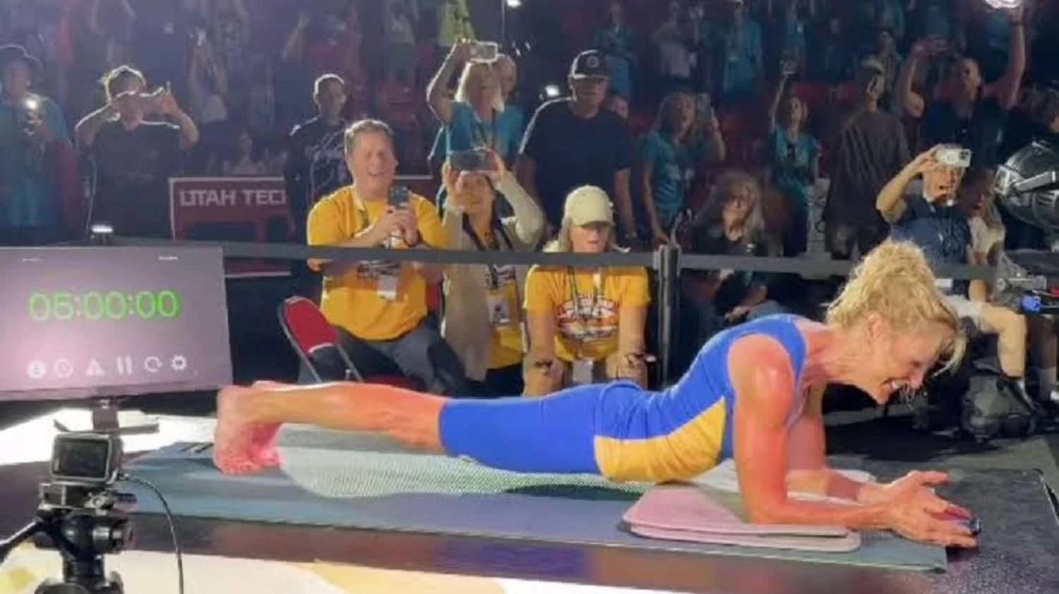 At 61 years old, DonnaJean Wilde completed a five-hour plank.