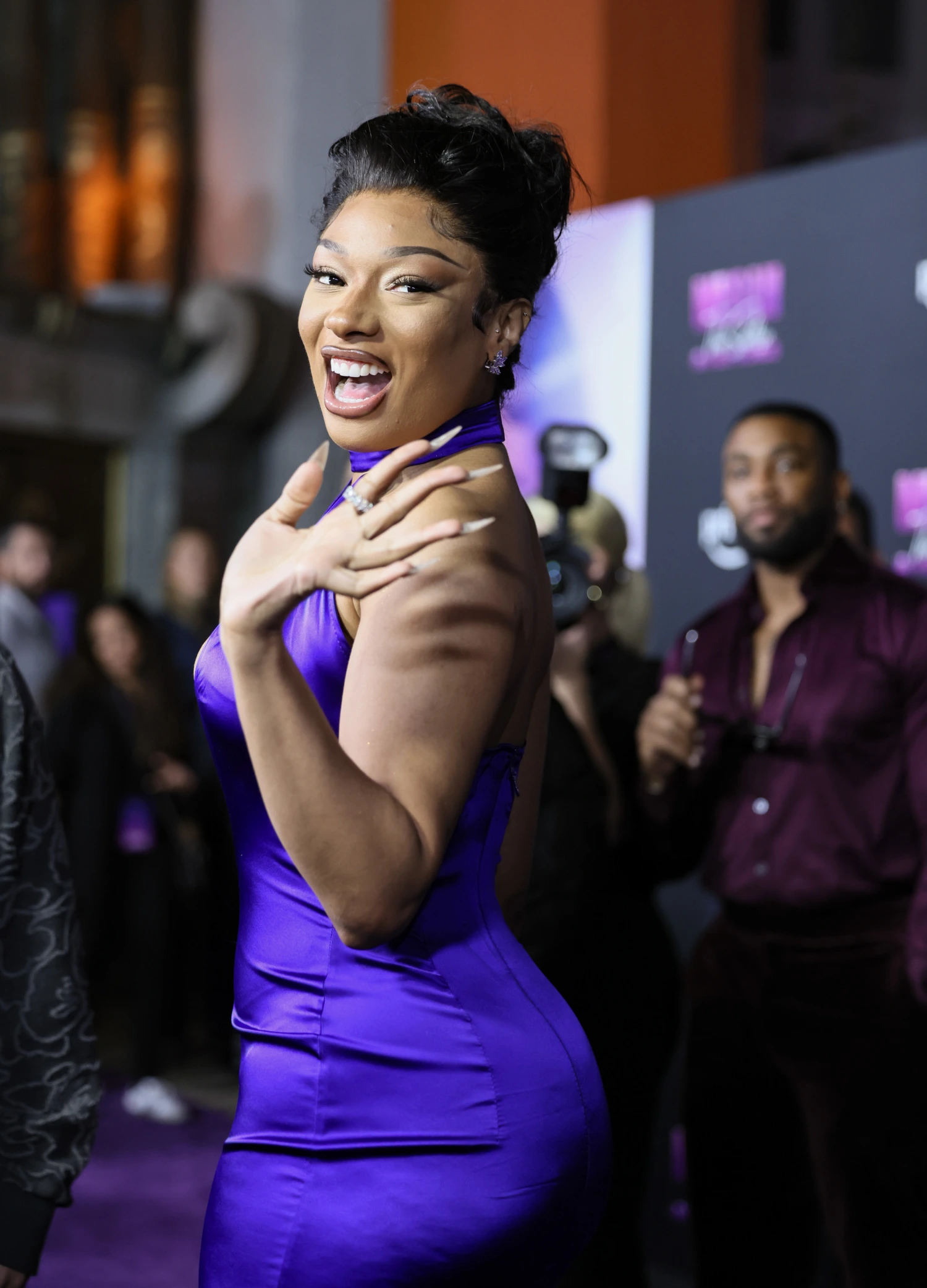 HOLLYWOOD, CALIFORNIA - OCTOBER 30: Megan Thee Stallion attends the premiere of Amazon Prime Video's" Megan Thee Stallion: In Her Words" at TCL Chinese Theatre on October 30, 2024 in Hollywood, California. (Photo by Rodin Eckenroth/WireImage)