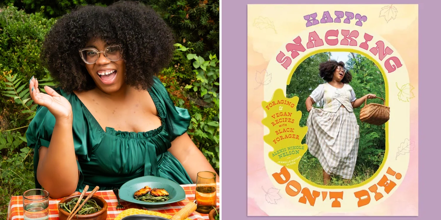 Alexis Nikole Nelson's debut cookbook is named after her signature catchphrase, "Happy Snacking, Don't Die!"