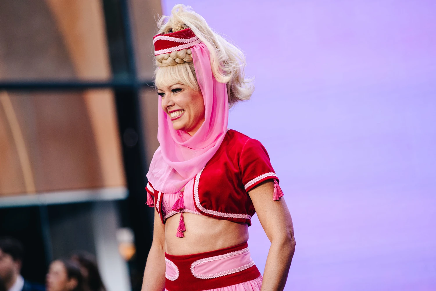 Dylan Dreyer as 'I Dream of Jeannie' during the 2026 TODAY Halloween celebration.