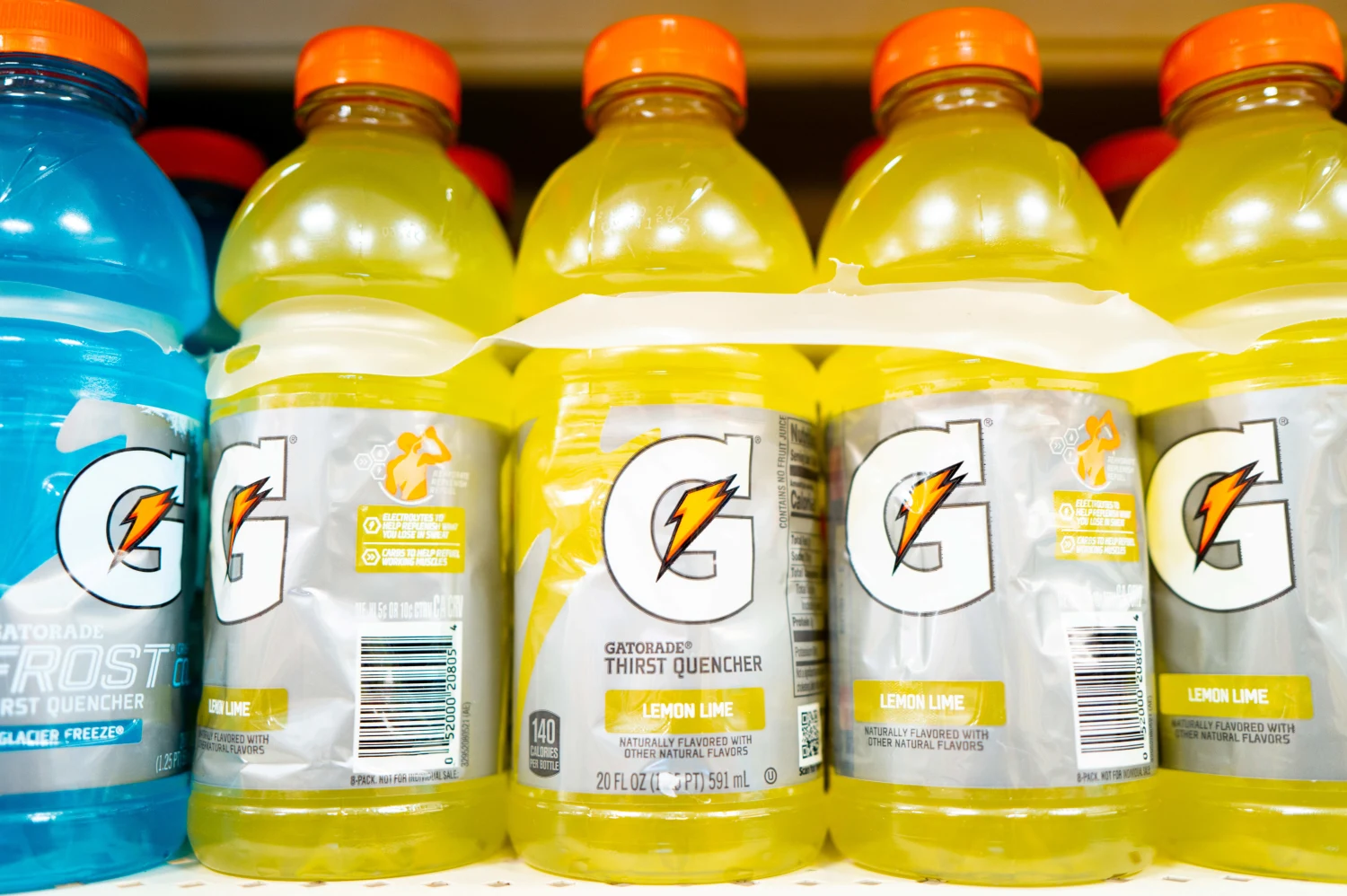 Bottles of Gatorade sit on shelves at a Target store on June 4, 2025 in Austin, Texas.