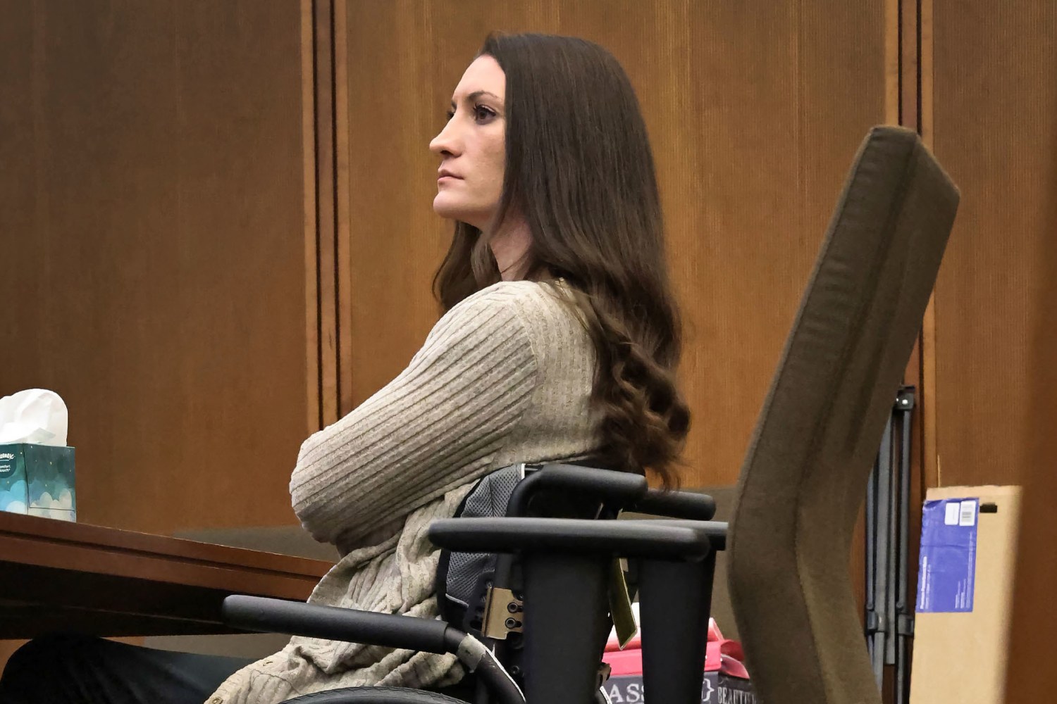 Lyndsay Clancy in Plymouth Superior Court on Wednesday, Aug. 26, 2026.
