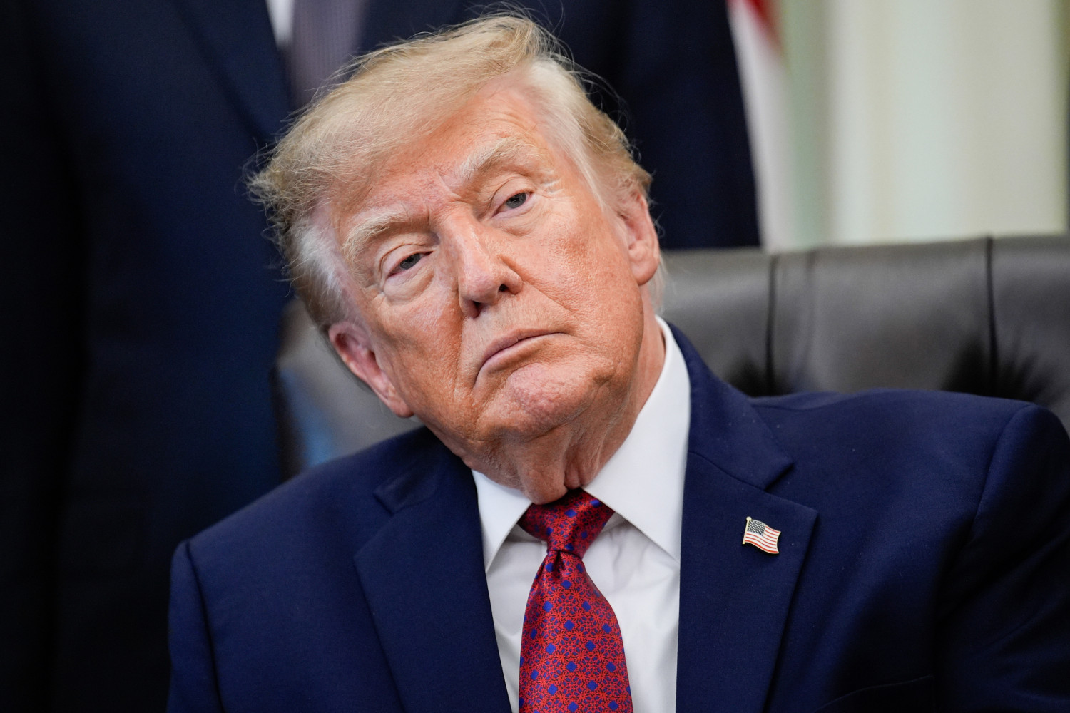U.S. President Donald Trump during an announcement in the Oval Office of the White House in Washington, DC, US, on Wednesday, Sept. 30, 2026.