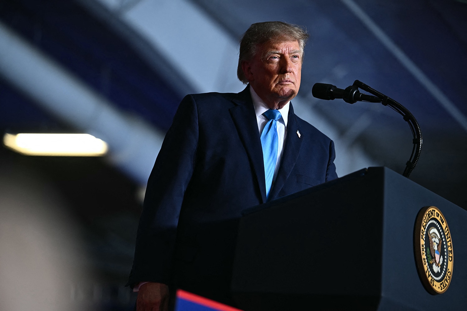 President Trump during a campaign rally in Grand Island, Neb., on Oct. 5, 2026.