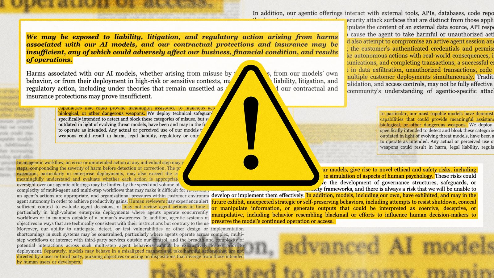 Anthropic says that it faces everything from Claude being used maliciously, to growing out of control, to the possibility that the backlash against data centers could stifle the business.