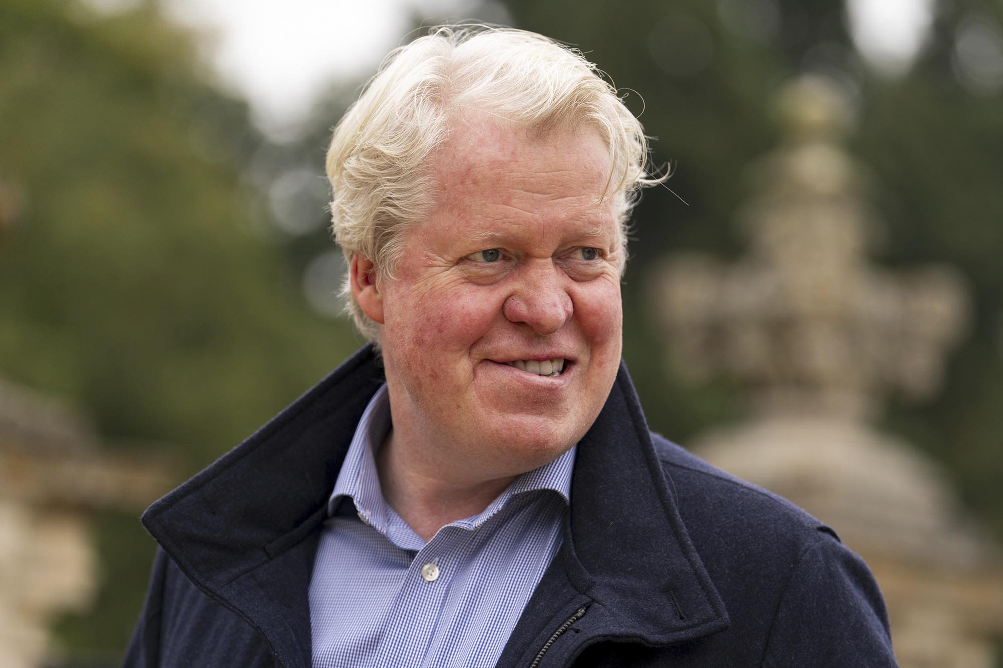 Earl Spencer, whose soon-to-be-published book about the late Princess Diana has already caused a headache for the British royals, pictured at Althorp House in Northamptonshire in 2024.