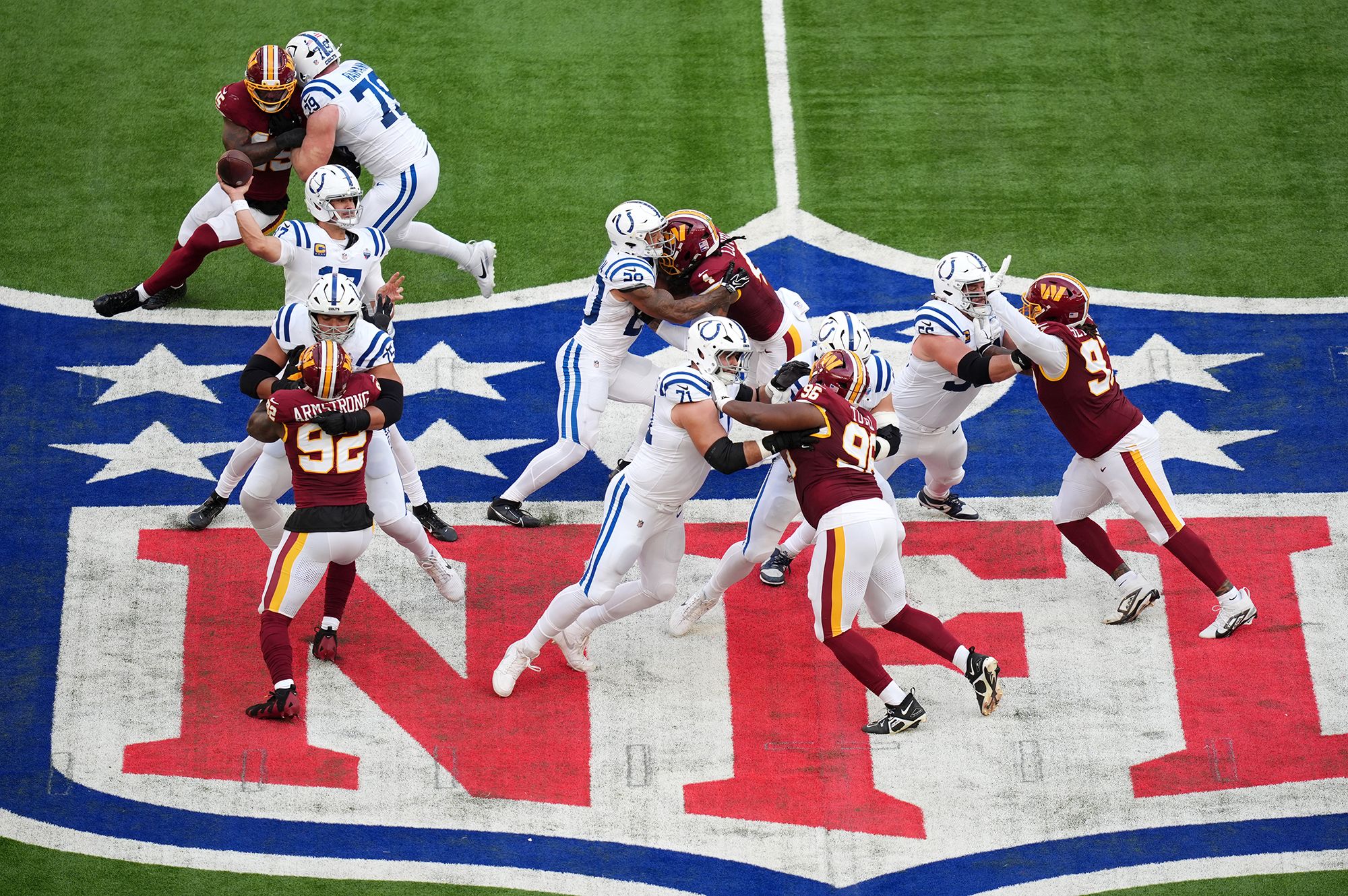 The Indianapolis Colts defeated the Washington Commanders 30-13 in London.