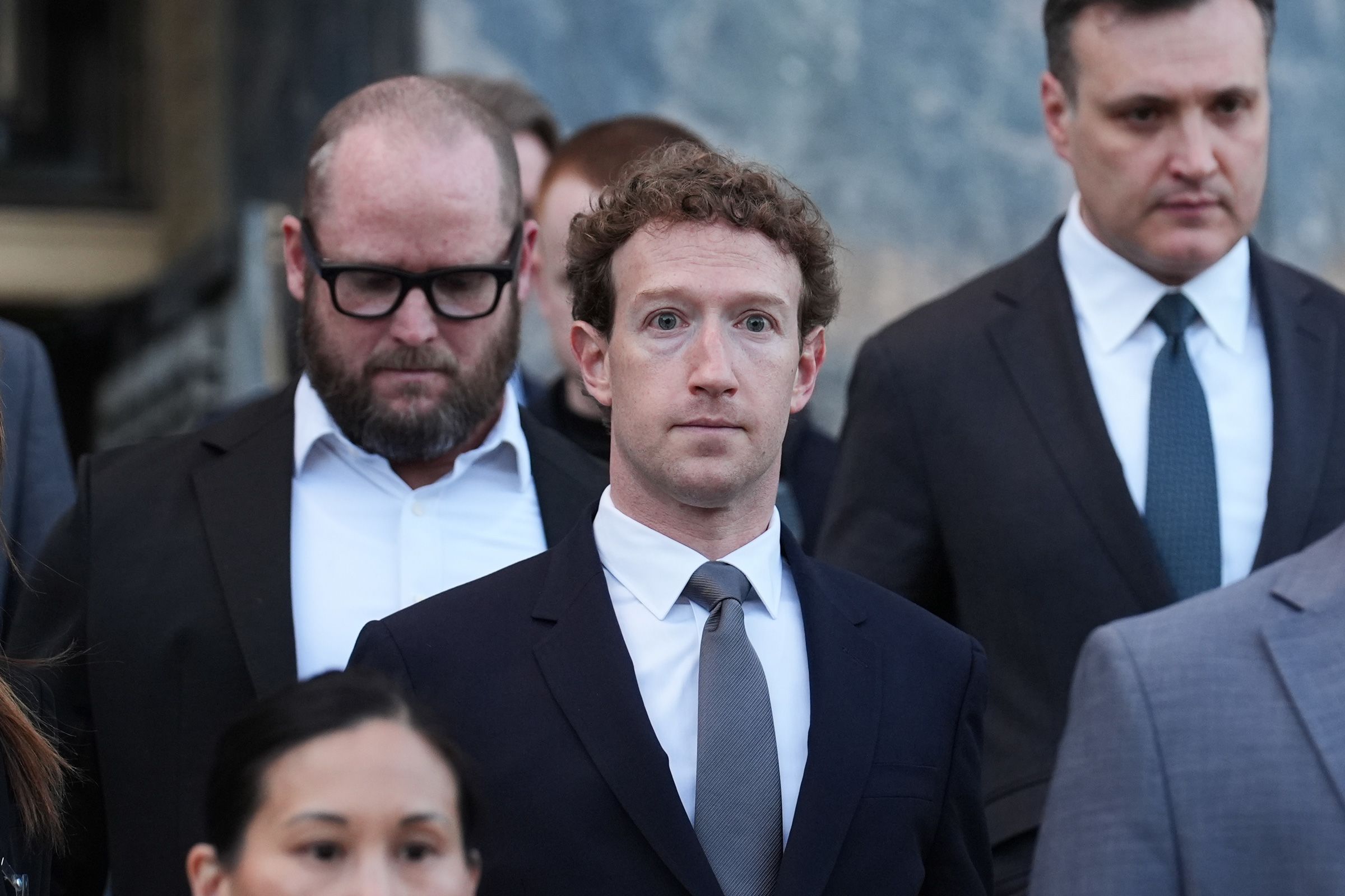 Meta CEO Mark Zuckerberg in Los Angeles in March. The company is heading back to court to defend against a case from state attorneys general.