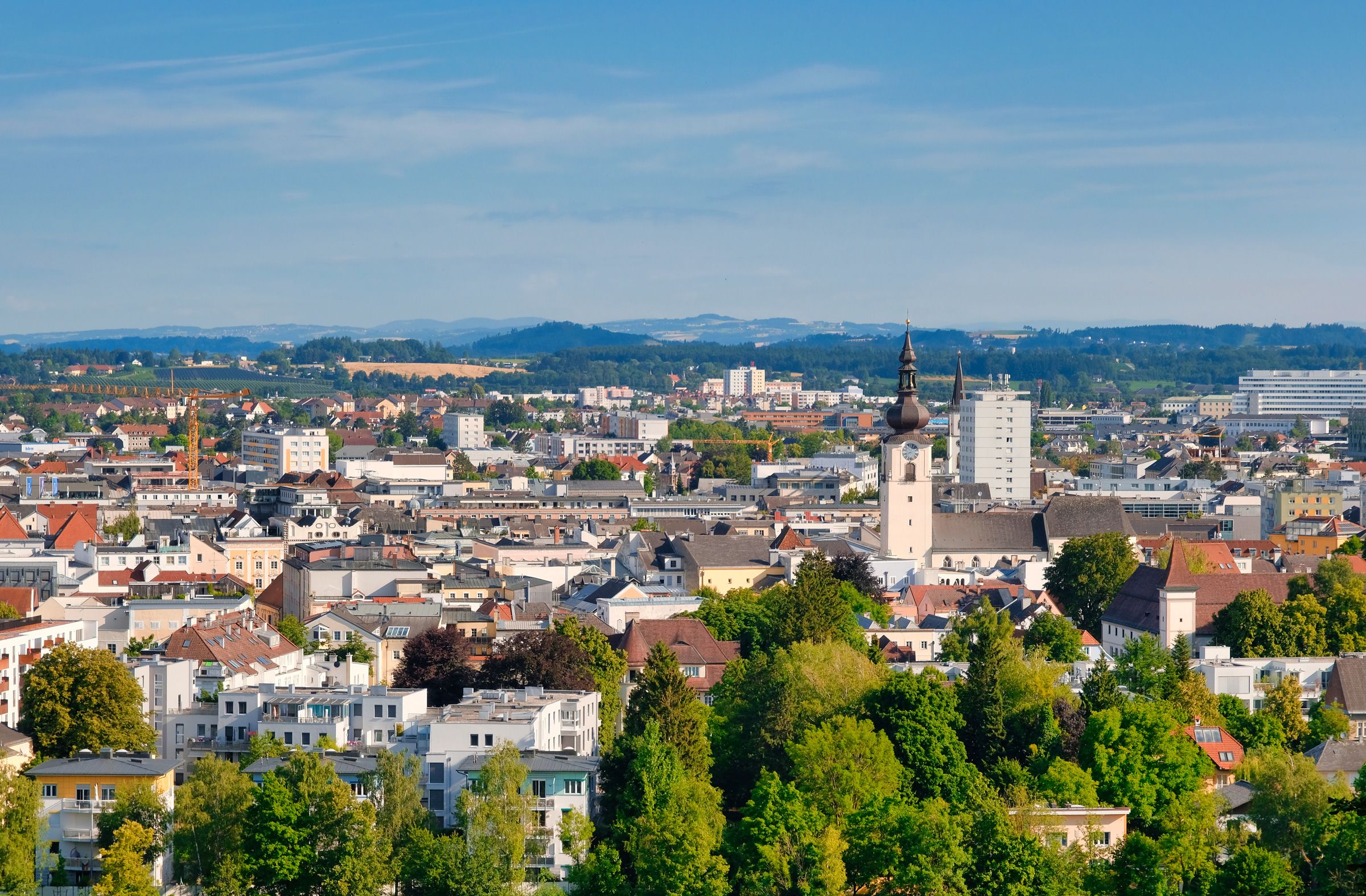 The city of "Wels" is located in the central area of ​​the state and is the second largest city in Upper Austria.