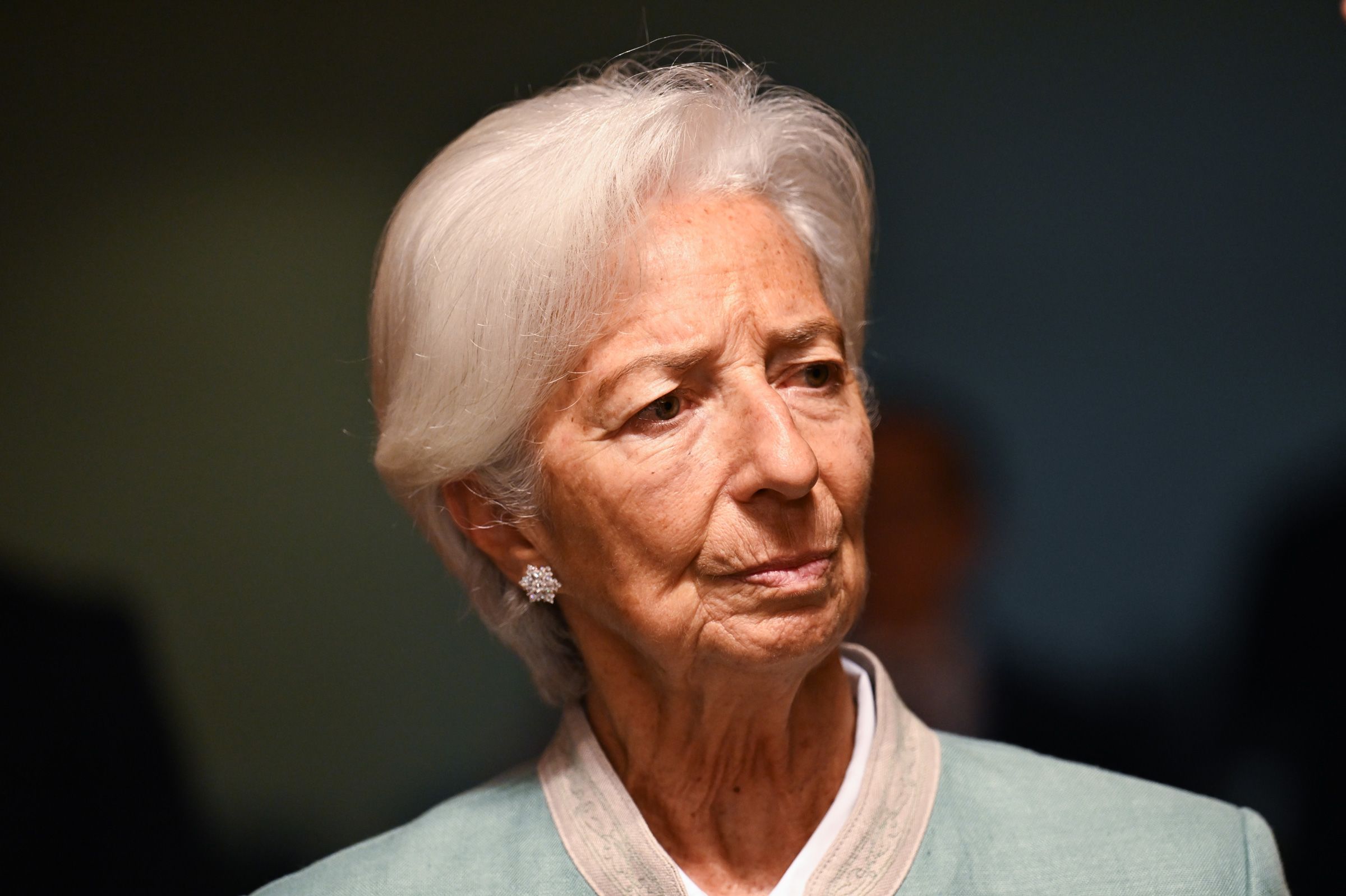 Christine Lagarde, president of the European Central Bank (ECB), during an Economic and Financial Affairs Council (ECOFIN) meeting in Luxembourg, on Friday, Oct. 9, 2026. Turbulence across Europe's bonds is sparking debate over the tools policymakers use to keep markets functioning in the event of a broader financial crisis.