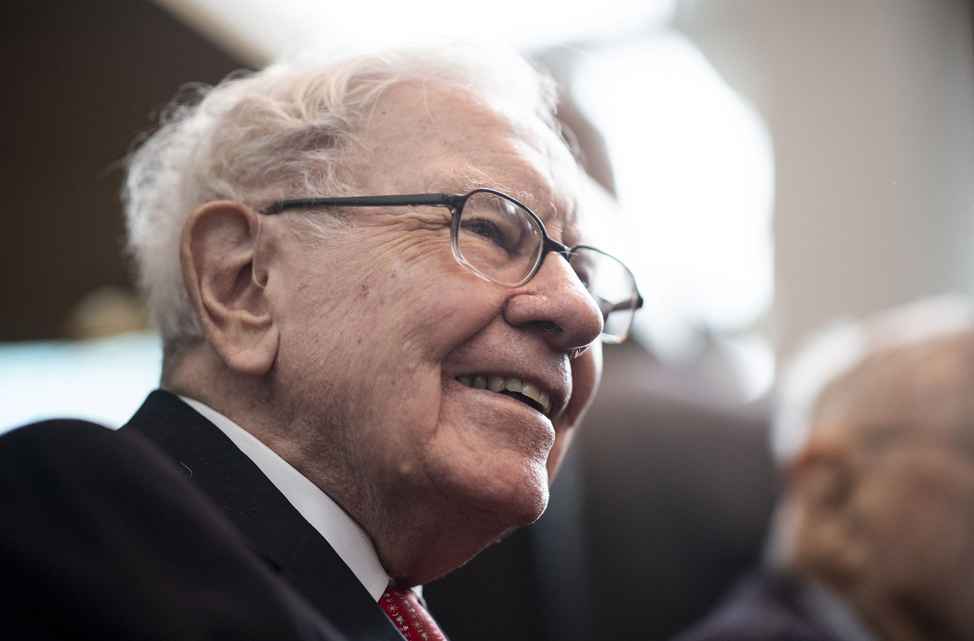 Warren Buffett, CEO of Berkshire Hathaway, attends the 2019 annual shareholders meeting in Omaha, Nebraska, May 3, 2019.