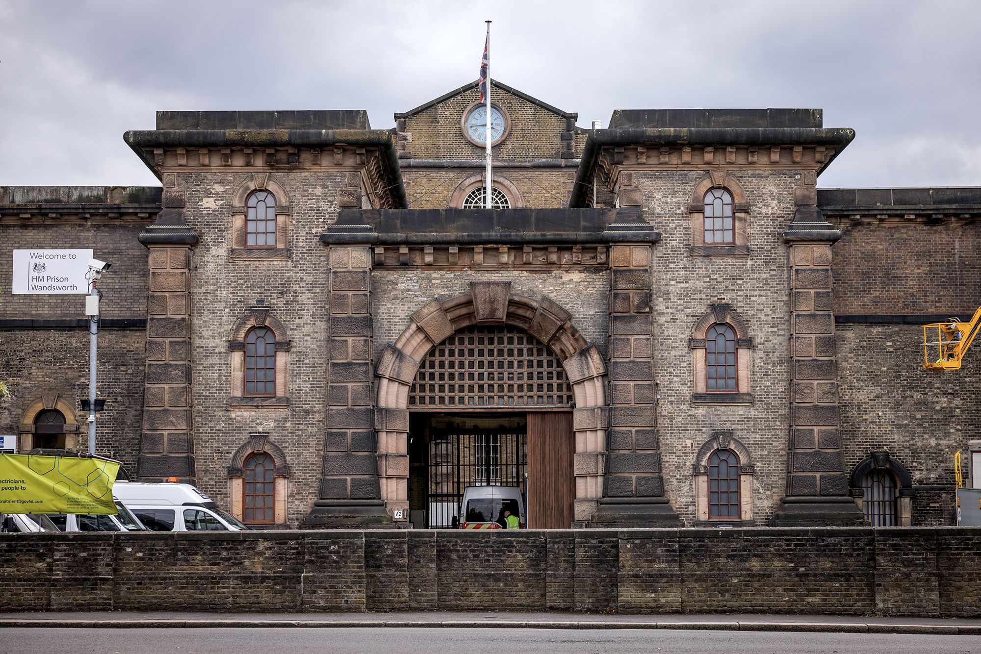 LONDON, ENGLAND - JULY 12: A general view of HMP Wandsworth prison on July 12, 2024 in London, England. The country's new justice secretary, Shabana Mahmood, announced today that the government will release thousands of prisoners early to alleviate overcrowding. Under the new policy, prisoners on "standard determinate sentences" will be released after serving 40% of their sentences, rather than 50%. (Photo by Dan Kitwood/Getty Images)