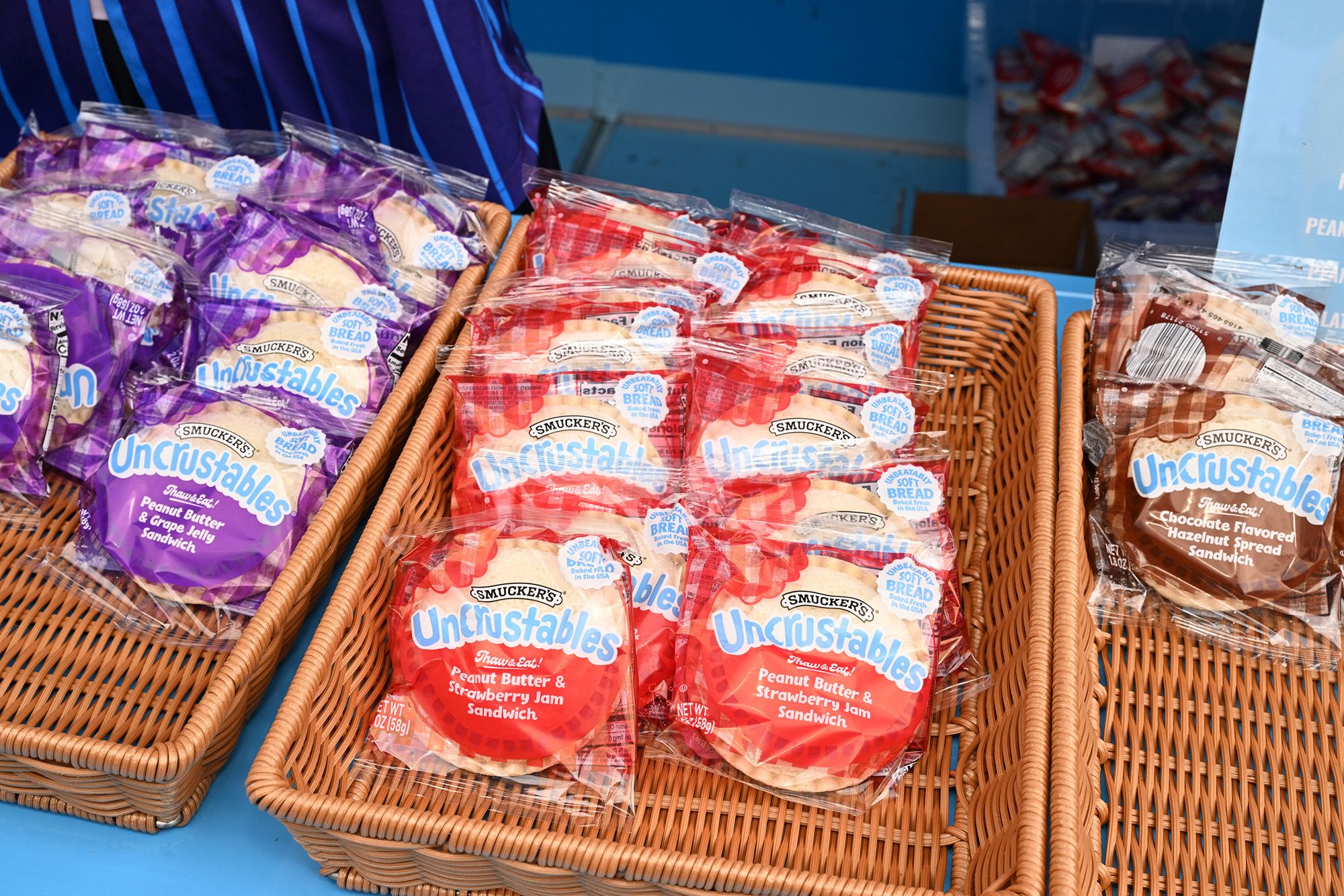 Uncrustables at the 2024 Little League Baseball® World Series Game Schedule at Little League International Complex on August 20, 2024 in South Williamsport, Pennsylvania.