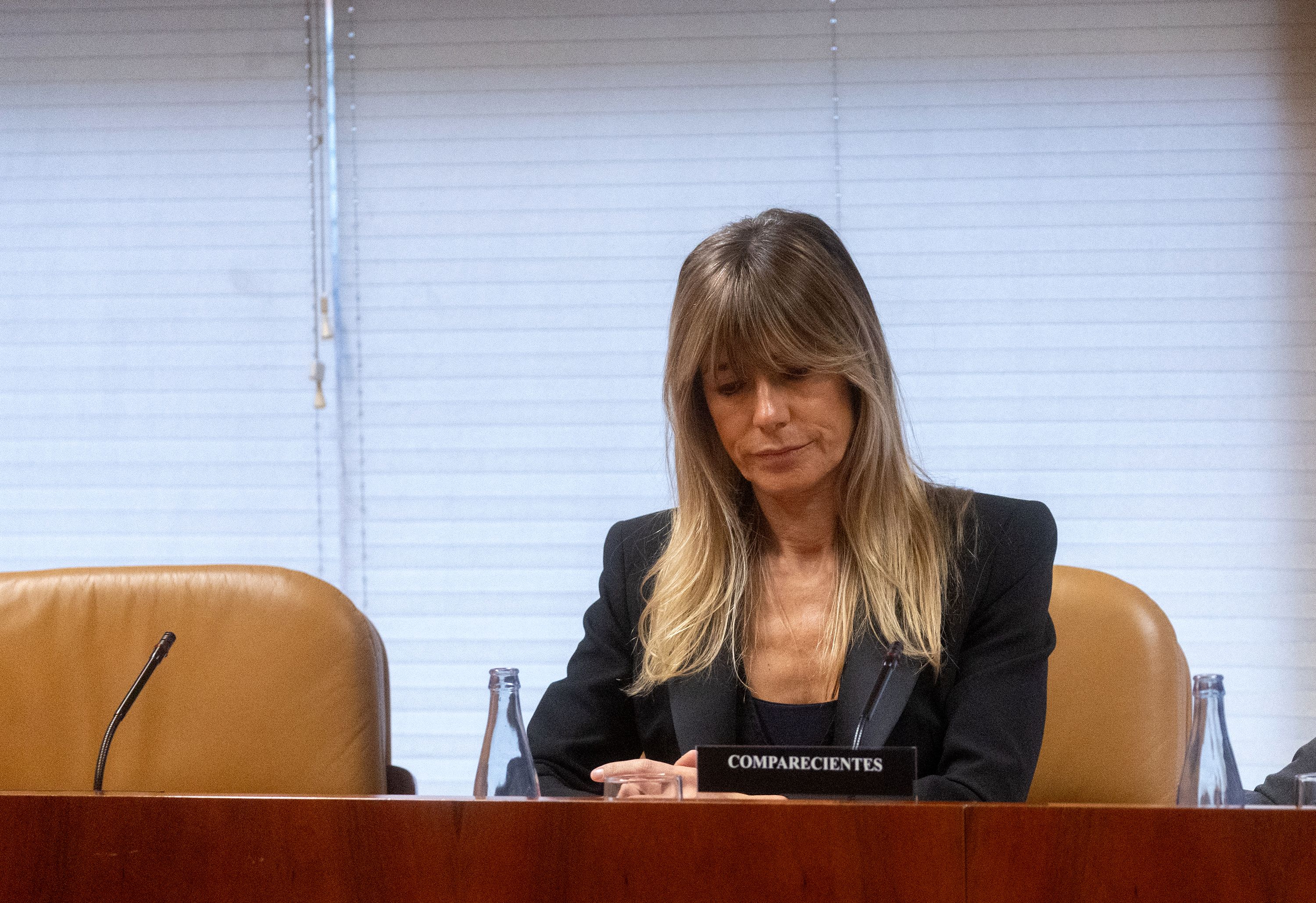 Begoña Gómez attends a hearing of the Commission of Inquiry on professorships and postgraduate programs of the Complutense University of Madrid on 13 November, 2024 in Madrid, Spain.