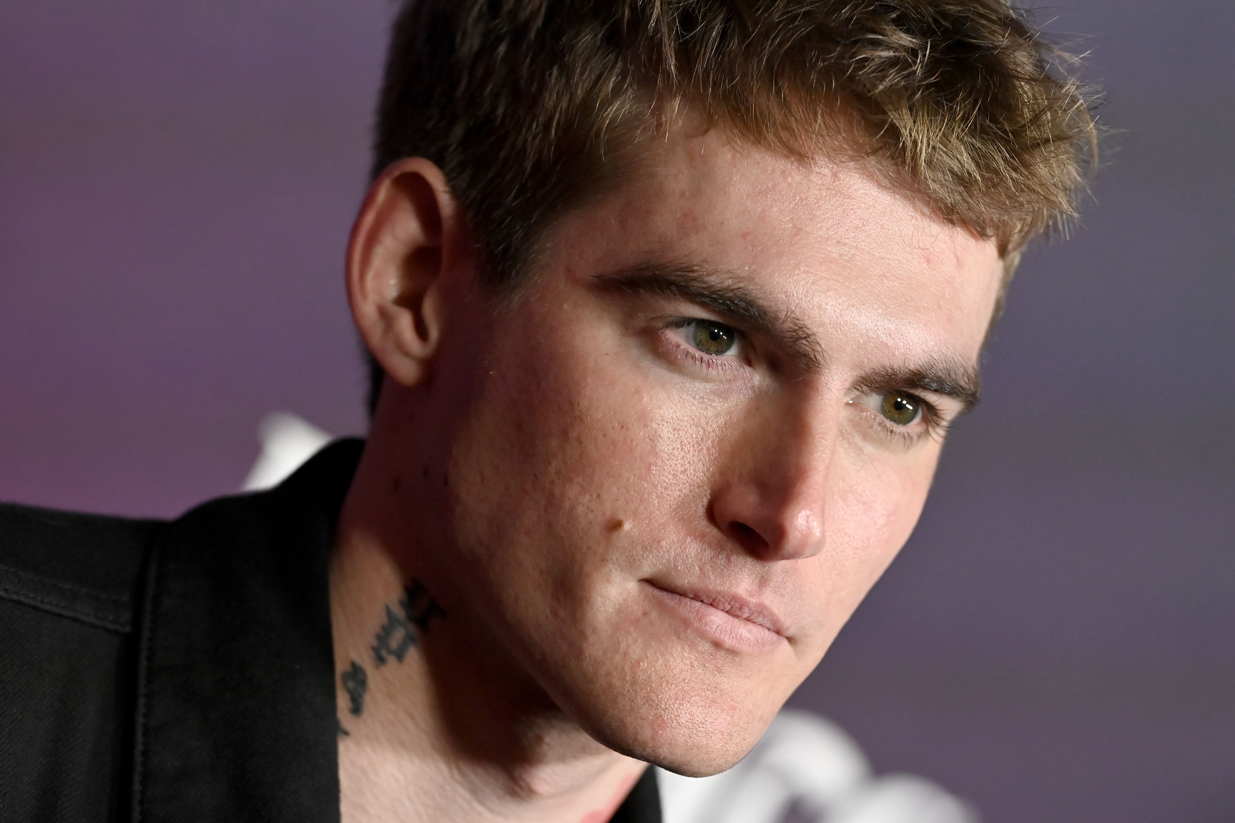 Presley Walker Gerber attends the World Premiere of "Infinite Icon: A Visual Memoir" at AMC The Grove 14 in Los Angeles, California, on January 20.